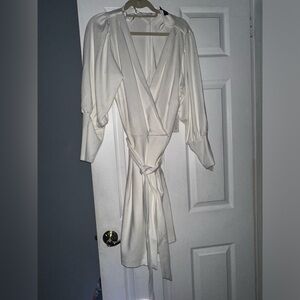 Off White wrap dress
